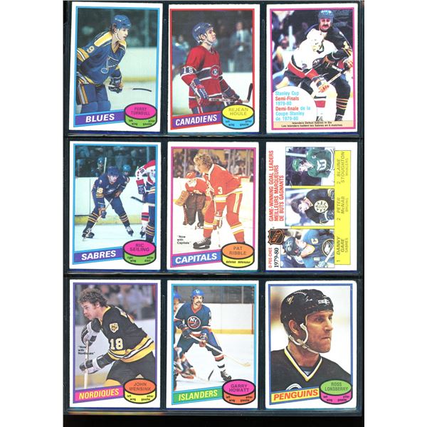 1980-81 OPC O-Pee-Chee Lot Of 9 Vintage Cards Various Teams & Players