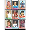 Image 1 : 1974-75 OPC O-Pee-Chee Lot Of 9 Vintage Cards Various Teams & Players