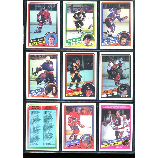 1984-85 OPC O-Pee-Chee Lot Of 9 Vintage Cards Various Teams & Players
