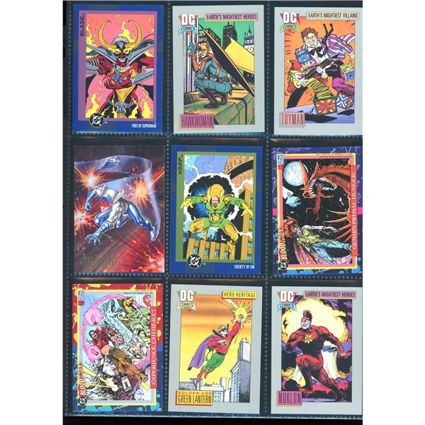 Lot Of 9 Various DC Collector Cards