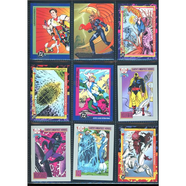 Lot Of 9 Various DC Collector Cards