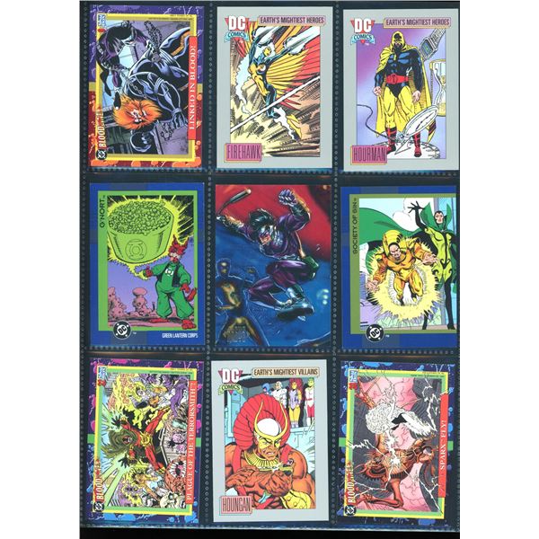 Lot Of 9 Various DC Collector Cards