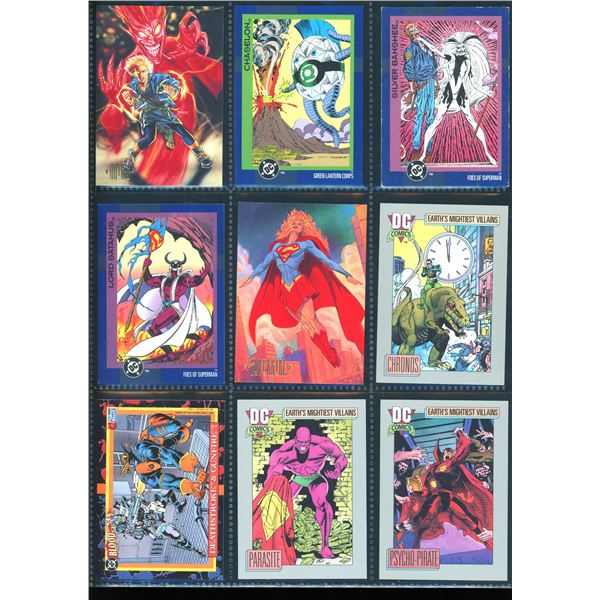 Lot Of 9 Various DC Collector Cards