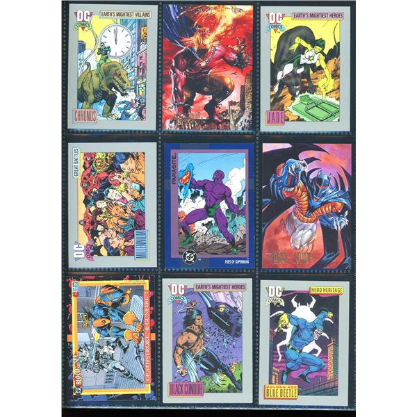 Lot Of 9 Various DC Collector Cards