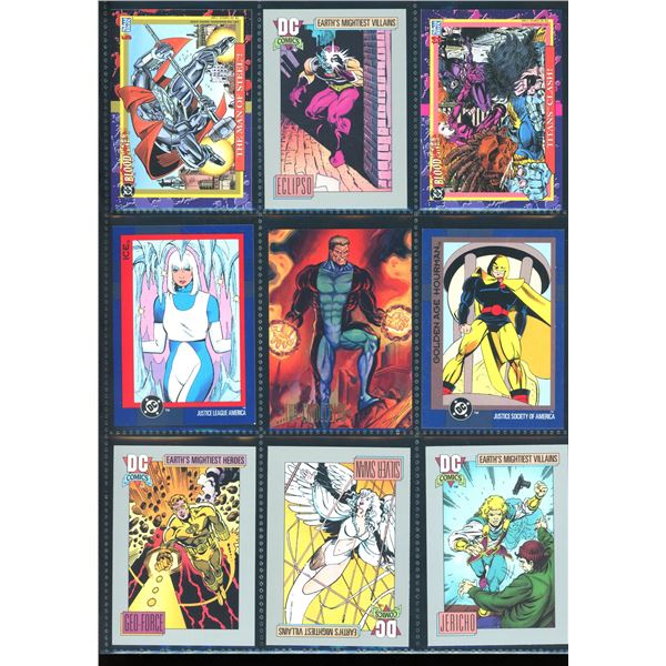 Lot Of 9 Various DC Collector Cards