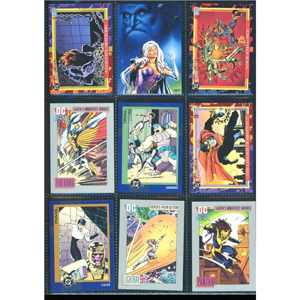 Lot Of 9 Various DC Collector Cards