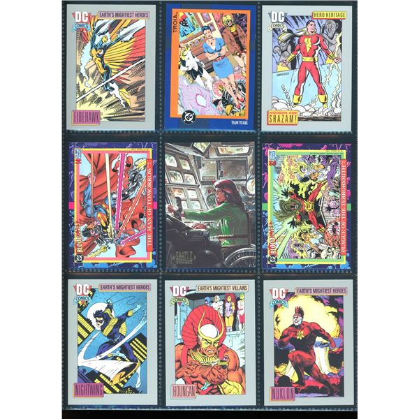 Lot Of 9 Various DC Collector Cards