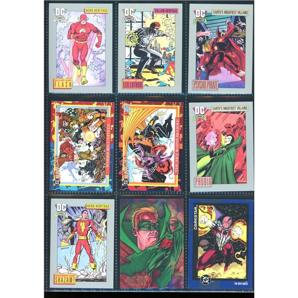 Lot Of 9 Various DC Collector Cards