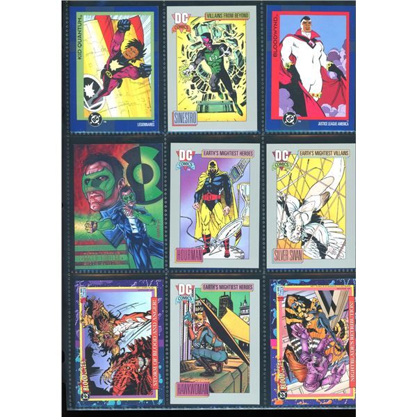 Lot Of 9 Various DC Collector Cards
