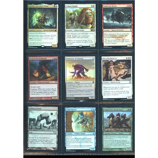 Lot Of 9 Various Magic The Gathering FOIL Cards Various Sets & Colors