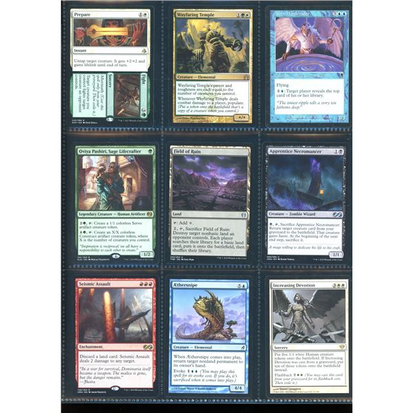 Lot Of 9 Various Magic The Gathering Cards Various Sets & Colors