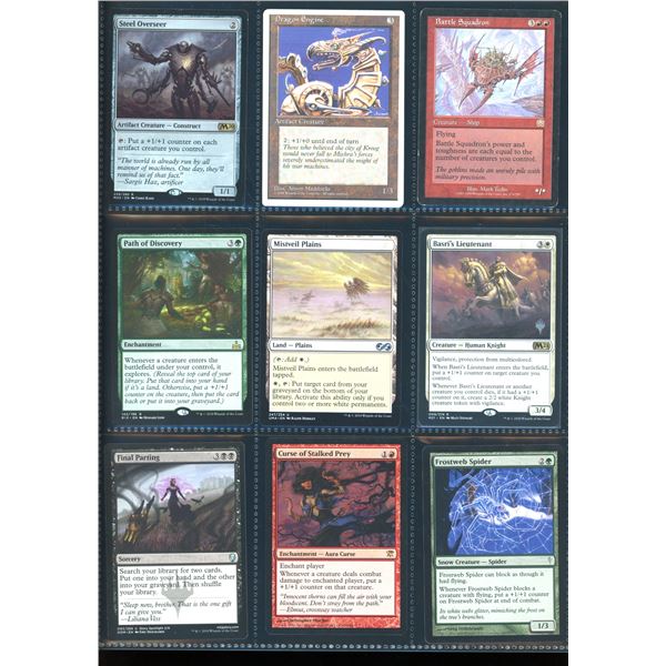 Lot Of 9 Various Magic The Gathering Cards Various Sets & Colors