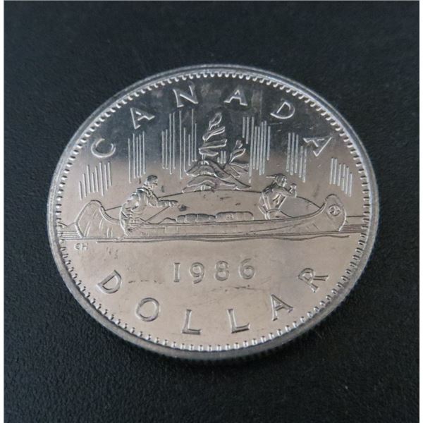 1986 Canadian $1 Dollar Coin