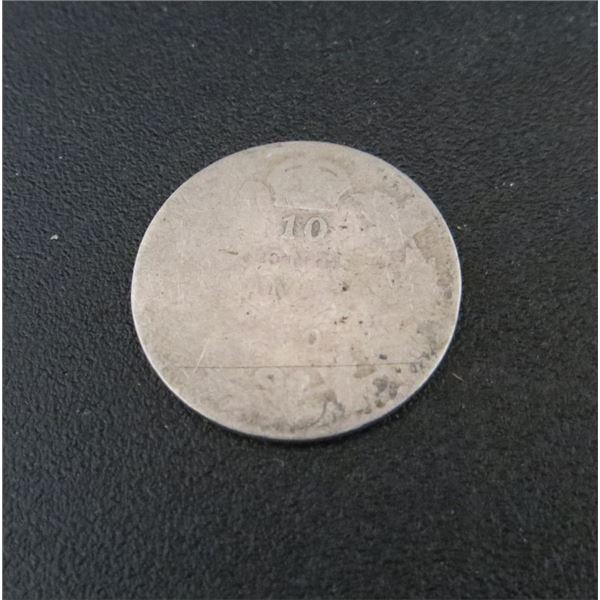 Canadian Silver Dime Date Unknown
