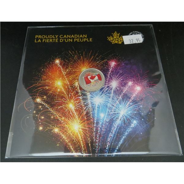 RCM 2017 $5 Proudly Canadian 9999 Pure Silver Glow-in-the-Dark Coin