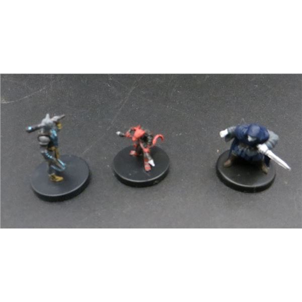 3 D&D Pre-Painted Mini Figures Caligni Creeper, Kobold Soldier & Spriggan