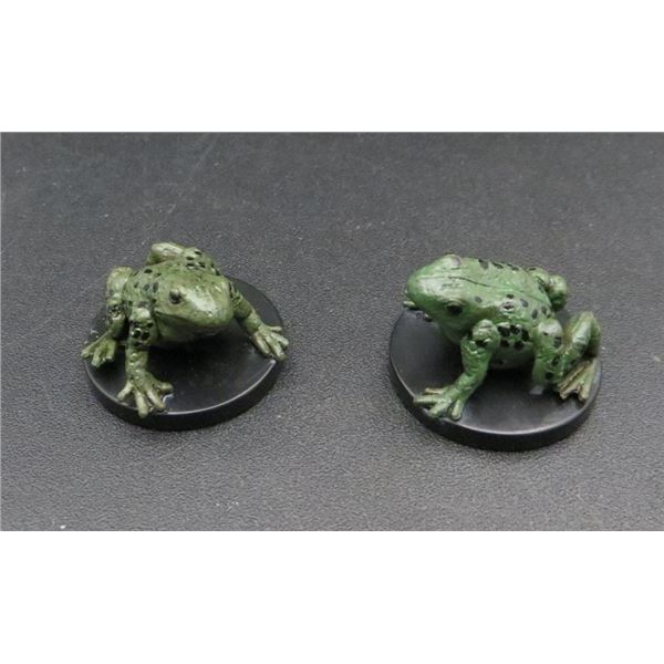 2 D&D Pre-Painted Mini Figures Giant Frogs