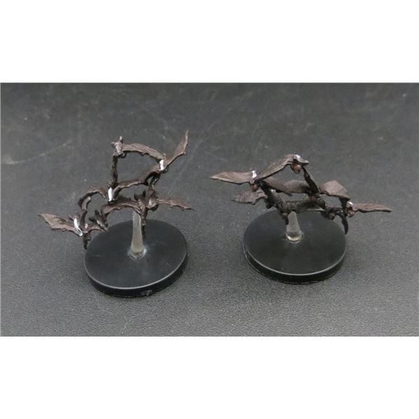 2 D&D Pre-Painted Mini Figures Bat Swarms