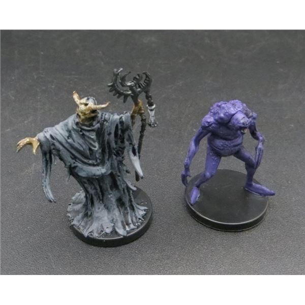 2 D&D Pre-Painted Mini Figures Web Lurker & Thanadaemon