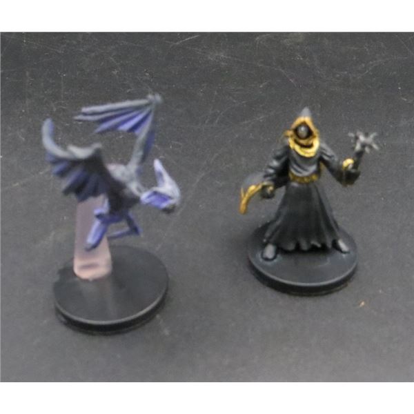 2 D&D Pre-Painted Mini Figures Sceaduinar & Razmir Cultist