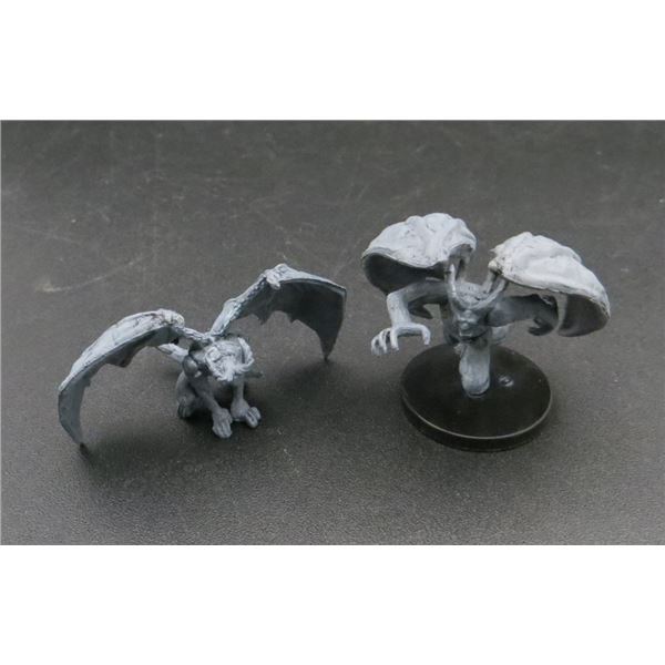 2 D&D Pre-Painted Mini Figures Gargoyles