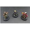 Image 1 : 3 D&D Pre-Painted Mini Figures Halfling Wizard, Halfling Bard & Halfling Slinger