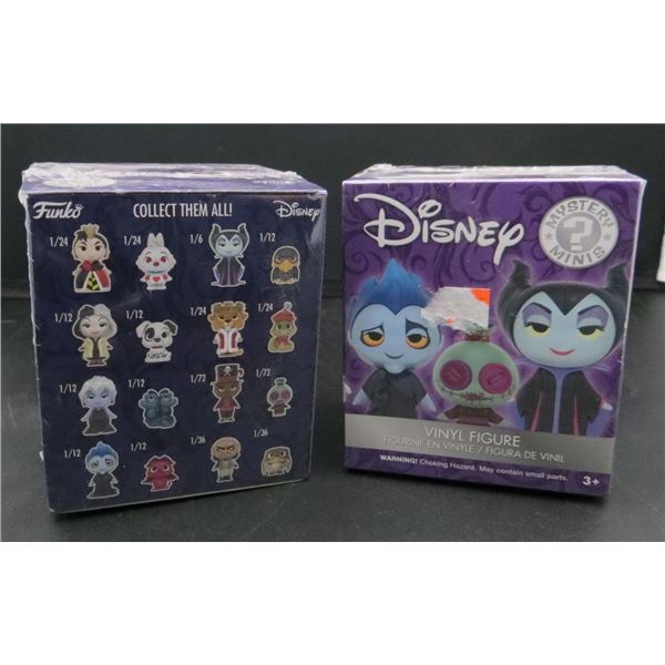2 New Disney Villains Mystery Mini Figures Sealed