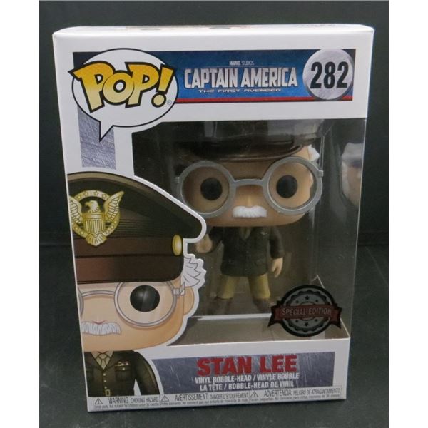 New Funko Pop Marvel Captain America Stan Lee #282 Special Edition