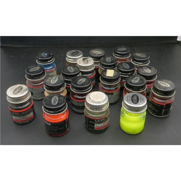 Lot Of 20 Testors Model Paints Various Colours