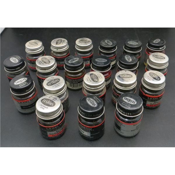 Lot Of 20 Testors Model Paints Various Colours