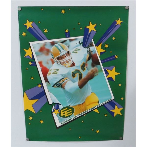 Edmonton Eskimos Football Club Poster 18" x 24"