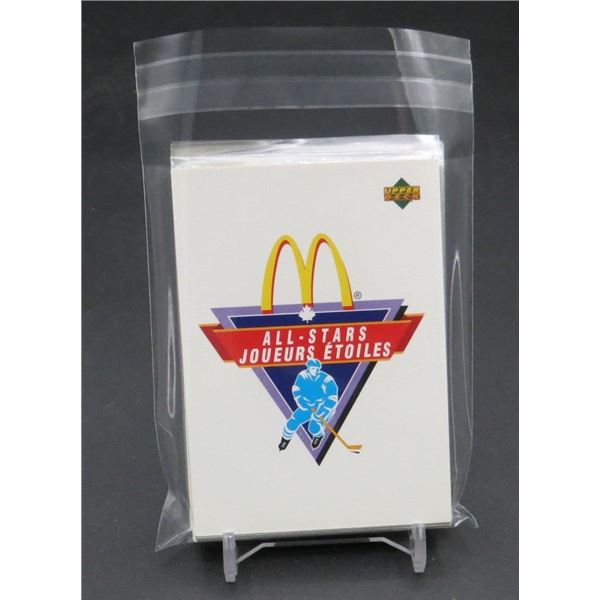 1991-92 McDonald's Upper Deck Hockey Complete Set 31 Cards With Holograms