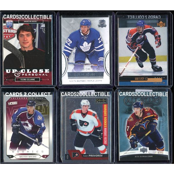 Lot Of 6 Hockey Rookies & Insert Cards