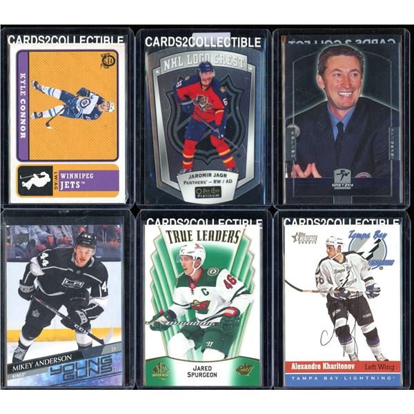 Lot Of 6 Hockey Rookies & Insert Cards