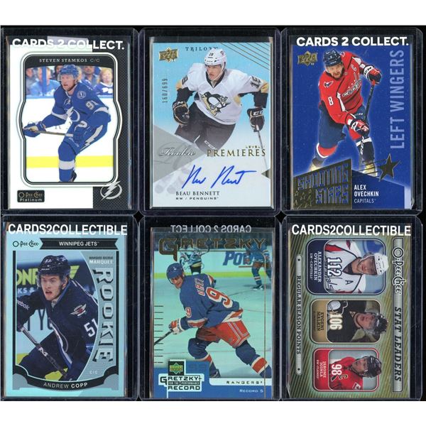 Lot Of 6 Hockey Rookies & Insert Cards