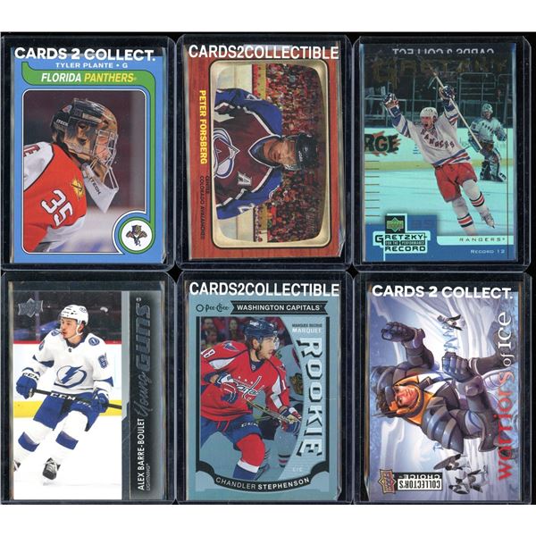 Lot Of 6 Hockey Rookies & Insert Cards