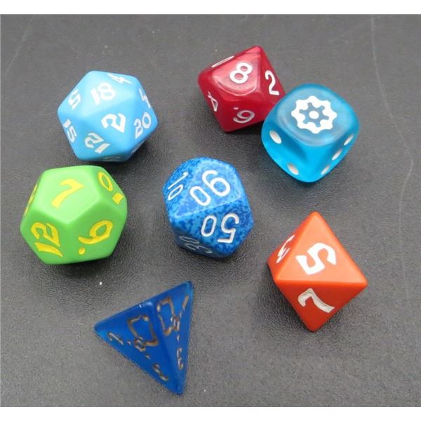 7 New RPG Roll Playing Dice
