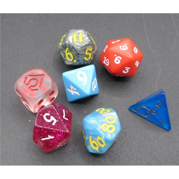 7 New RPG Roll Playing Dice
