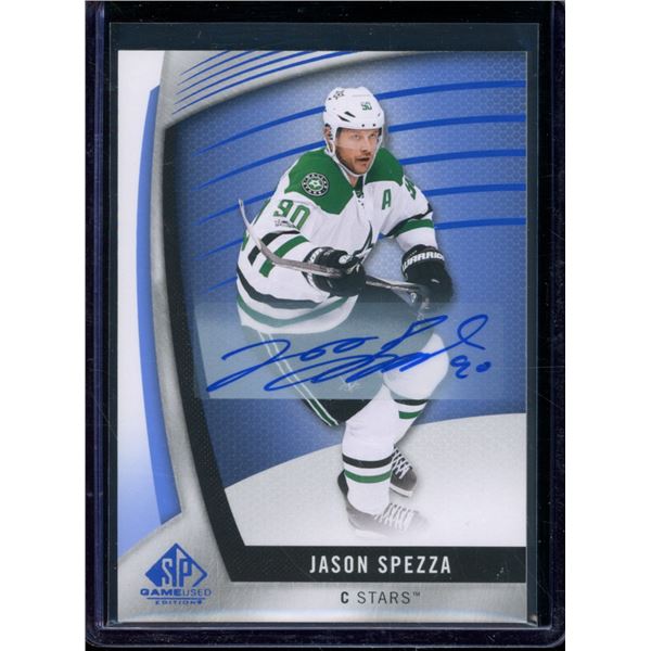 2017-18 SP Game Used Autographs Blue #31 Jason Spezza