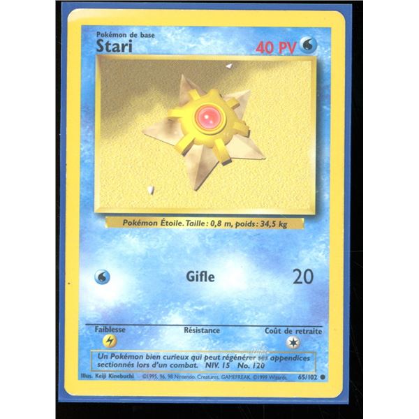 Pokemon Stari 65/102 Base Edition French