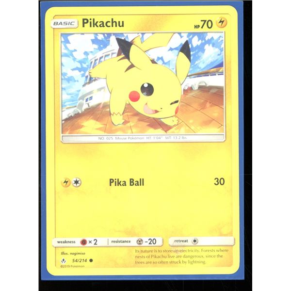 Pokemon Pikachu - 54/214 - Unbroken Bonds