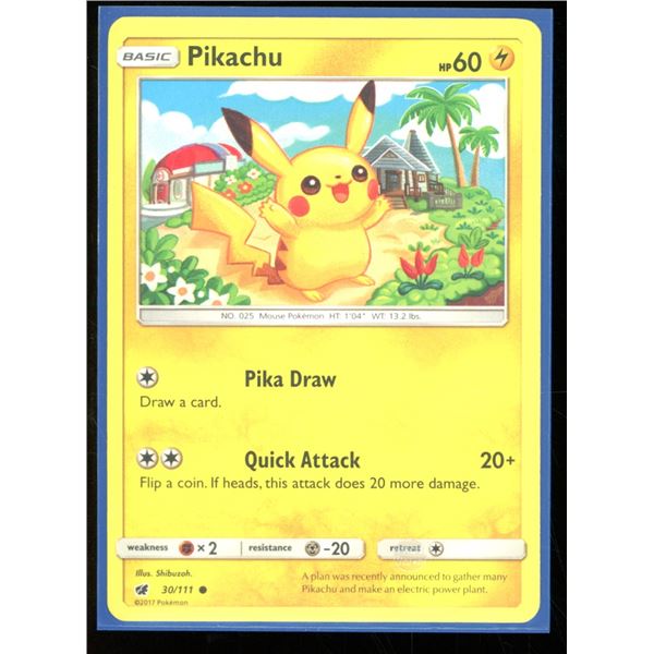 Pokemon Pikachu - 30/111 - Common Crimson Invasion