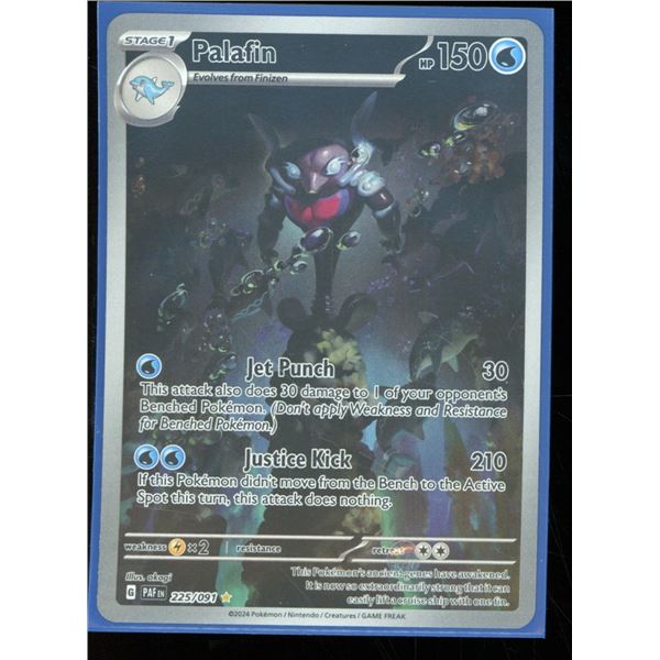 Pokemon Palafin - 225/091 - Illustration Rare Paldean Fates