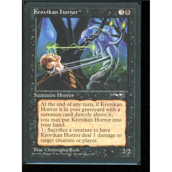 Magic the Gathering Krovikan Horror Alliances