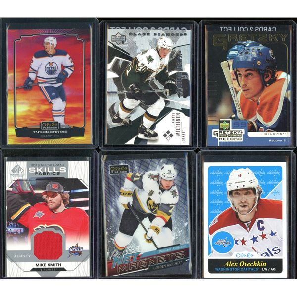 Lot Of 6 Hockey Rookies & Insert Cards