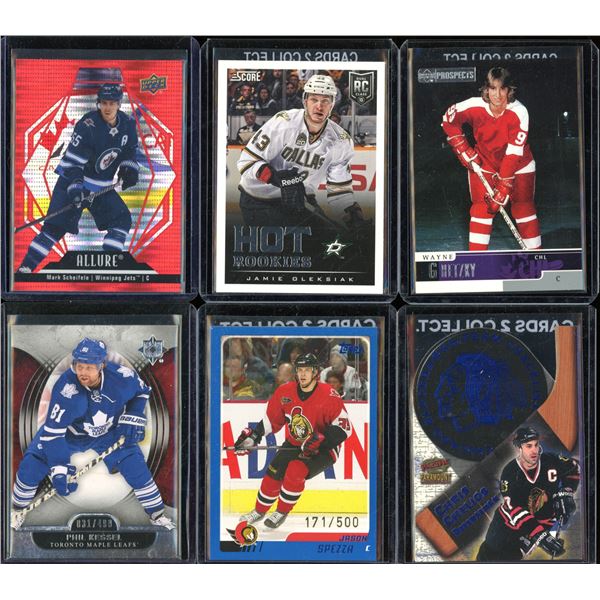 Lot Of 6 Hockey Rookies & Insert Cards