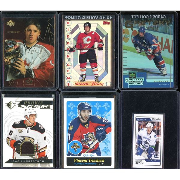 Lot Of 6 Hockey Rookies & Insert Cards