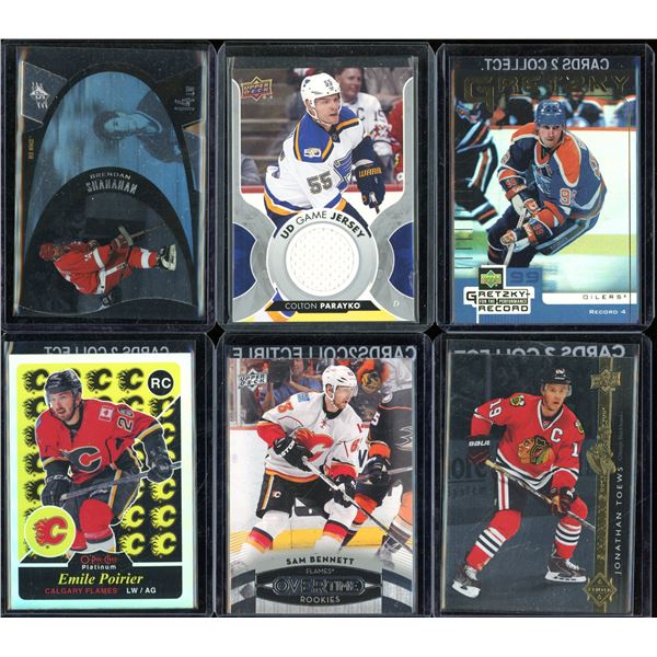 Lot Of 6 Hockey Rookies & Insert Cards