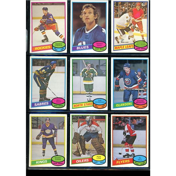 1980-81 OPC O-Pee-Chee Lot Of 9 Vintage Cards Various Teams & Players