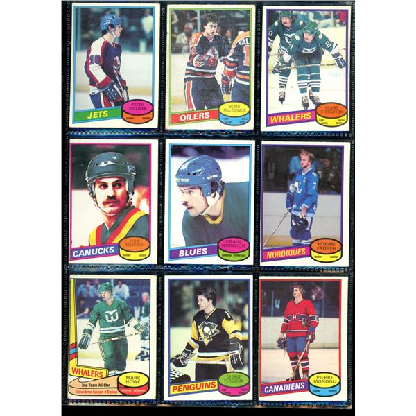 1980-81 OPC O-Pee-Chee Lot Of 9 Vintage Cards Various Teams & Players